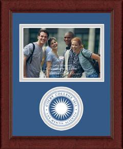 Colby College Lasting Memories Circle Logo Photo Frame in Sierra