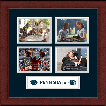 Pennsylvania State University Lasting Memories Quad Banner Photo Frame in Sierra