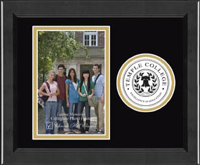 Temple College Lasting Memories Circle Logo Photo Frame in Arena