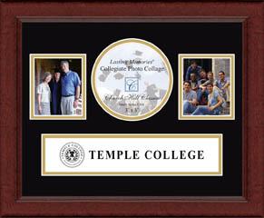 Temple College Lasting Memories Banner Collage Photo Frame in Sierra