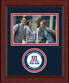The University of Arizona Lasting Memories Circle Logo Photo Frame in Sierra