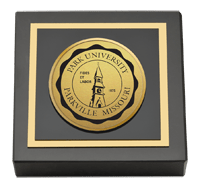 Park University Gold Engraved Paperweight