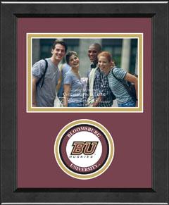 Bloomsburg University photo frame - Lasting Memories Circle Logo Photo Frame in Arena