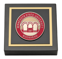 Minnesota State University Moorhead Masterpiece Medallion Paperweight