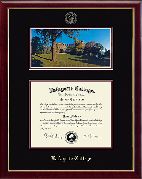 Lafayette College Campus Scene Diploma Frame in Galleria