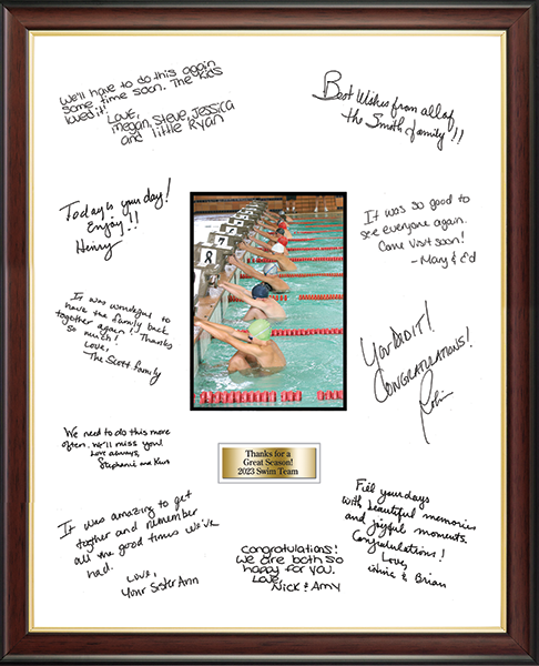 Product Image of Autograph Frame - Gold Plate - 16 x 20 - fits 5x7 photo