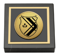 Covenant College Gold Engraved Medallion Paperweight