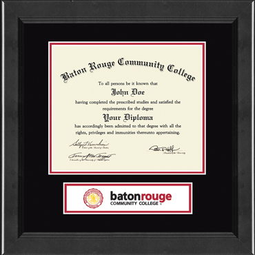 Baton Rouge Community College Lasting Memories Banner Edition Diploma Frame in Arena