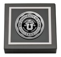 The University of Utah Silver Engraved Paperweight