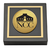Norwalk Community College Gold Engraved Paperweight