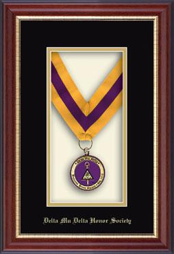 Delta Mu Delta Honor Society Commemorative Medal Frame in Newport