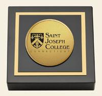 Saint Joseph College in Connecticut Gold Engraved Medallion Paperweight