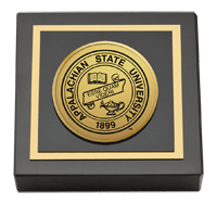 Appalachian State University Gold Engraved Paperweight