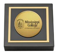 Mississippi College Gold Engraved Paperweight