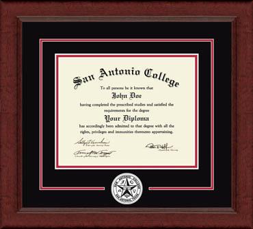 San Antonio College diploma frame - Circle Logo Diploma Frame in Sierra