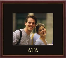 Delta Tau Delta Fraternity Embossed Greek Letters Photo Frame in Galleria
