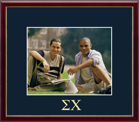 Sigma Chi Fraternity Embossed Greek Letters Photo Frame in Galleria