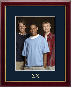 Vertical - Embossed Greek Letters Photo Frame in Galleria Sigma Chi ...