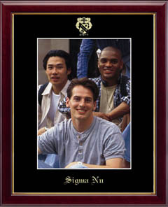 Sigma Nu Fraternity Embossed Photo Frame in Galleria