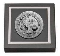 State of Illinois Silver Engraved Medallion Paperweight