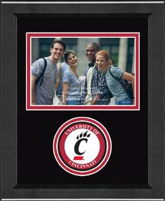 University of Cincinnati photo frame - Lasting Memories Circle Logo Photo Frame in Arena