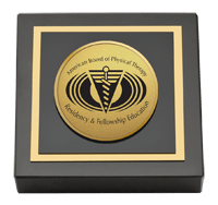 American Board of Physical Therapy Residency & Fellowship Education Gold Engraved Paperweight