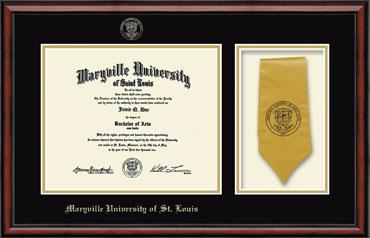 Maryville University of St. Louis Sash Diploma Frame in Southport