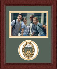 Hollins University Lasting Memories Circle Logo Photo Frame in Sierra