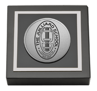 The Juilliard School Silver Engraved Medallion Paperweight