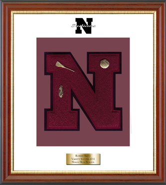 Nyack High School in New York Varsity Letter Frame in Newport