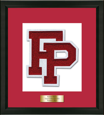 Fairfield College Preparatory School in Connecticut Varsity Letter Frame in Omega