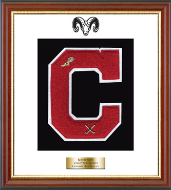 Cheshire High School in Connecticut Varsity Letter Frame in Newport