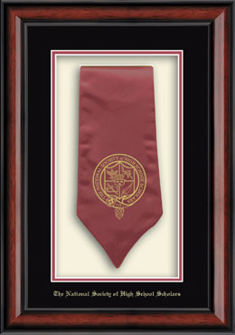 The National Society of High School Scholars Commemorative Sash Shadow Box Frame in Southport