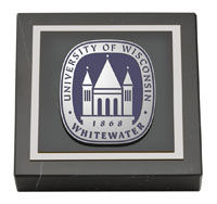 University of Wisconsin Whitewater Masterpiece Medallion Paperweight