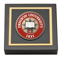 Denison University  Masterpiece Medallion Paperweight