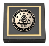 Western Michigan University Masterpiece Medallion Paperweight