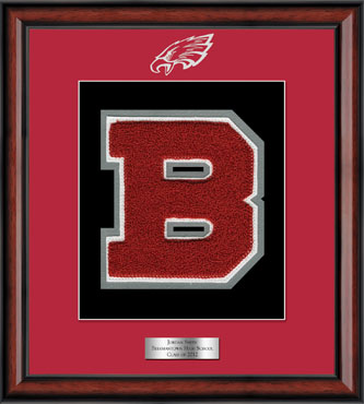 Beekmantown High School in New York varsity letter frame - Varsity Letter Frame in Southport