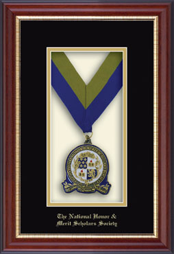 National Honor & Merit Scholars Society Commemorative Medallion Frame in Newport