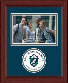 Princeton Academy of the Sacred Heart Lasting Memories Circle Logo Photo Frame in Sierra
