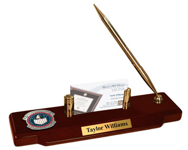 American Board for Certification in Homeland Security Masterpiece Medallion Desk Pen Set