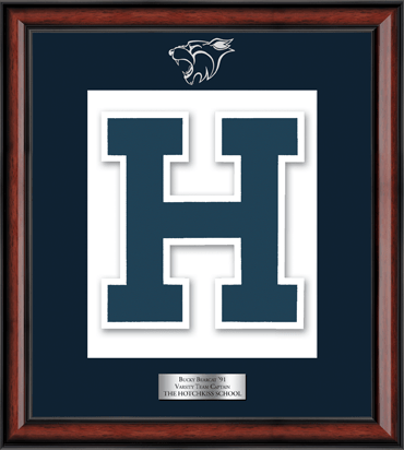 The Hotchkiss School Embossed Varsity Letter Frame in Southport
