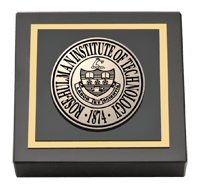 Rose Hulman Institute of Technology Masterpiece Medallion Paperweight