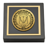 Alderson-Broaddus College Gold Engraved Medallion Paperweight
