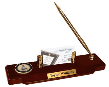 The University of Southern Mississippi Masterpiece Medallion Desk Pen Set