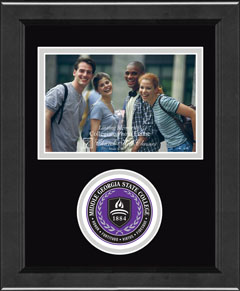 Middle Georgia State College Lasting Memories Circle Logo Photo Frame in Arena