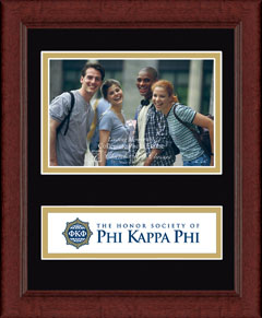 Phi Kappa Phi Honor Society Lasting Memories Banner Photo Frame in Sierra