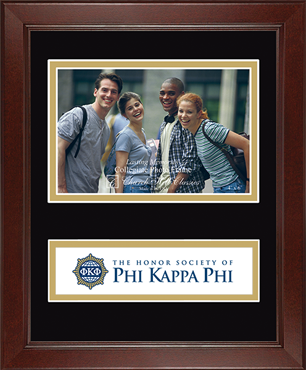 Phi Kappa Phi Honor Society photo frame - Lasting Memories Banner Photo Frame in Sierra