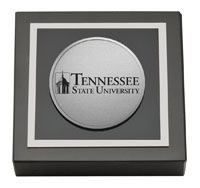 Tennessee State University Silver Engraved Medallion Paperweight
