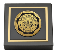 Carson-Newman University Gold Engraved Medallion Paperweight