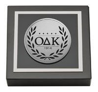 Omicron Delta Kappa Honor Society Silver Engraved Medallion Paperweight